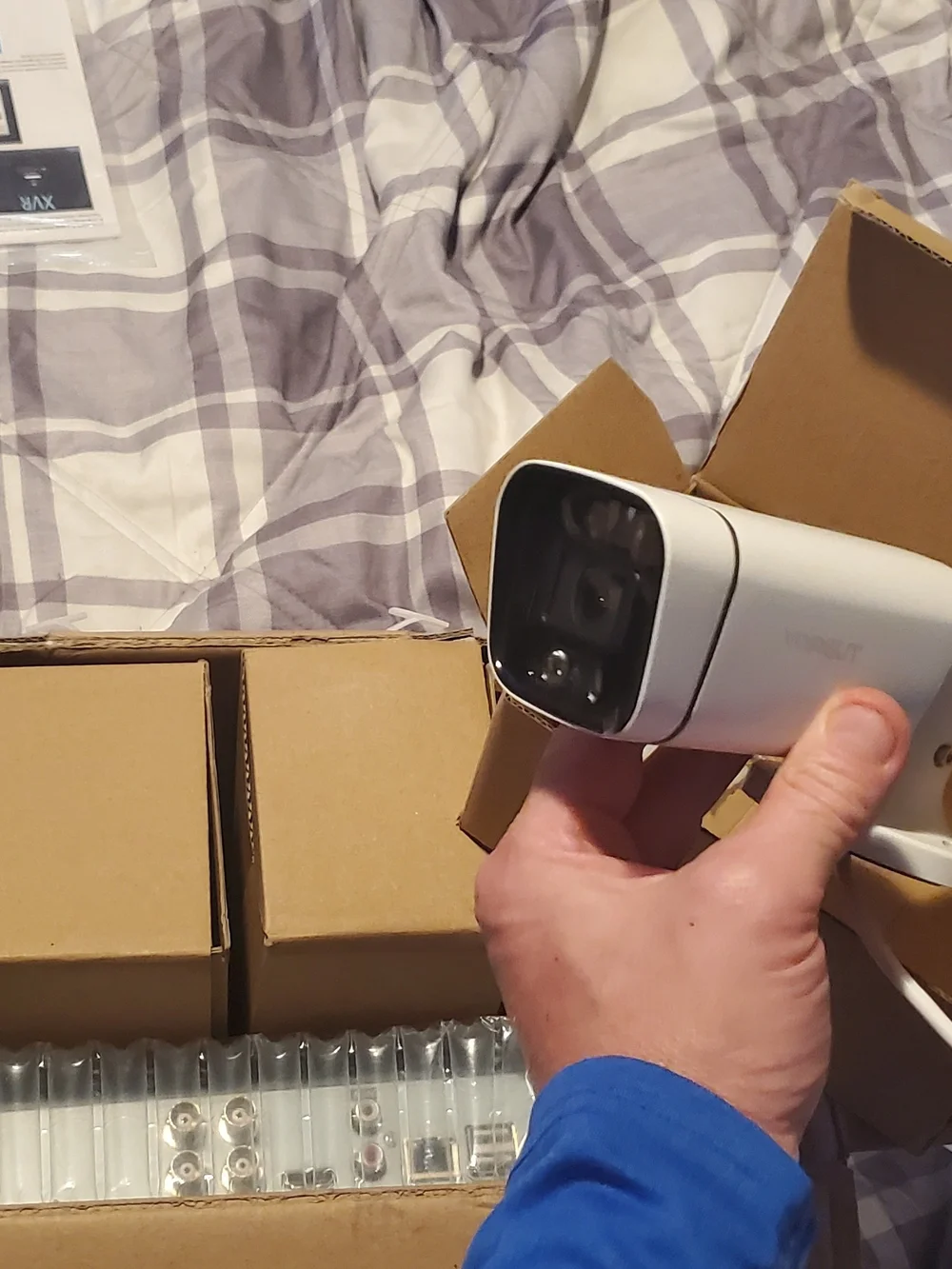 Universal CCTV 5-in-1 Security Camera Kit - Blue/Yellow